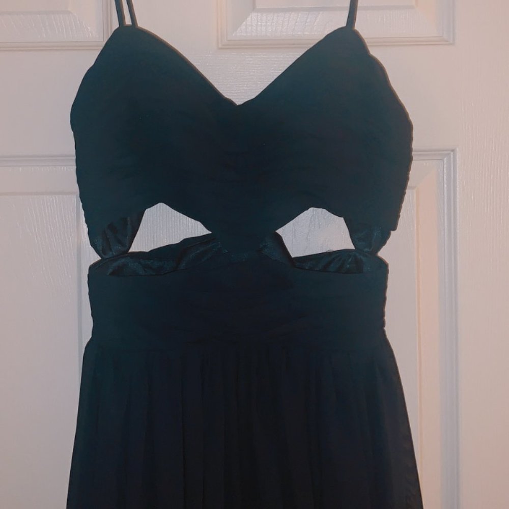 Navy Formal/ Prom Maxi Dress - Size 3/4
